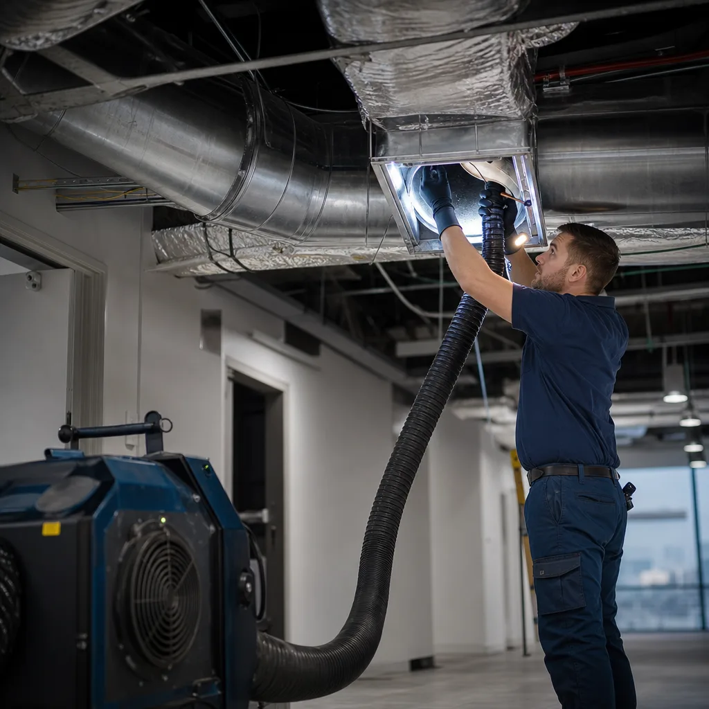 Illustration for air duct cleaning in Baltimore