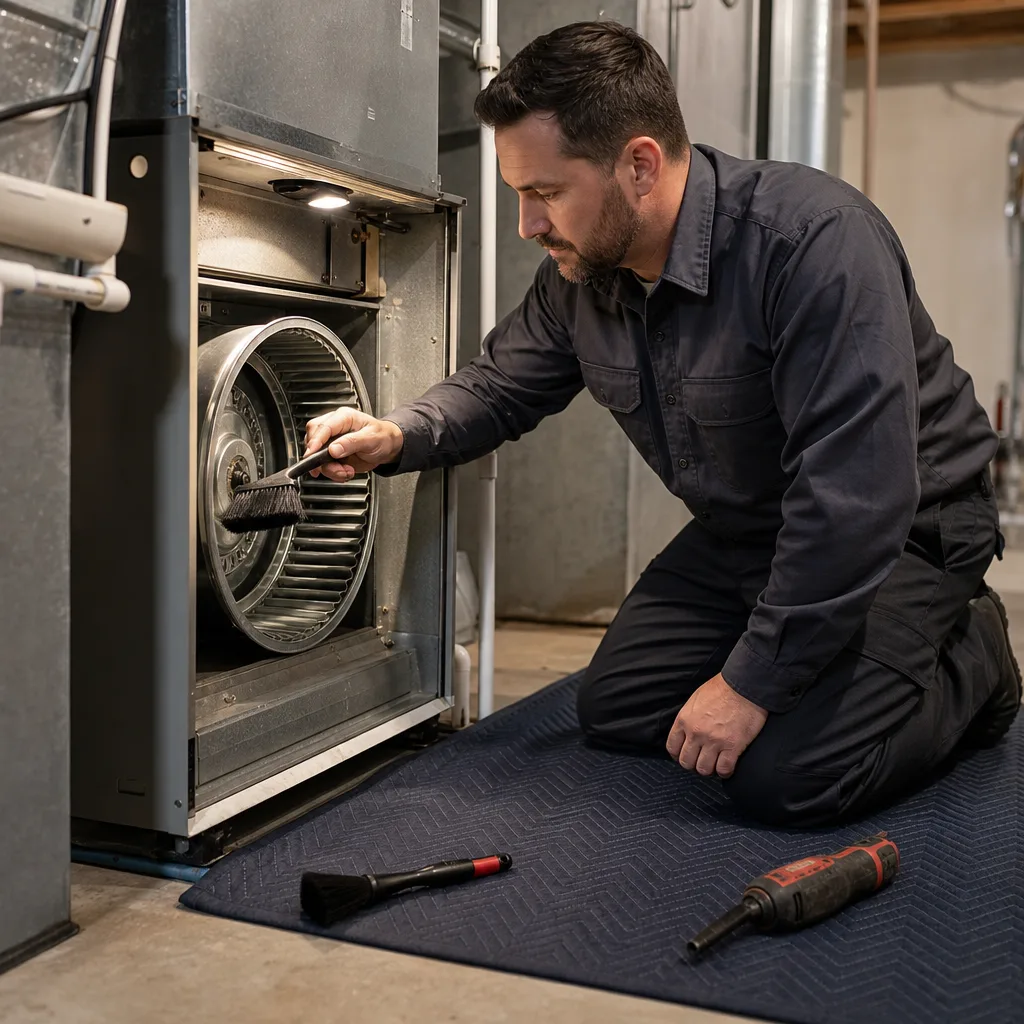 Illustration for air duct cleaning in Rose Hill