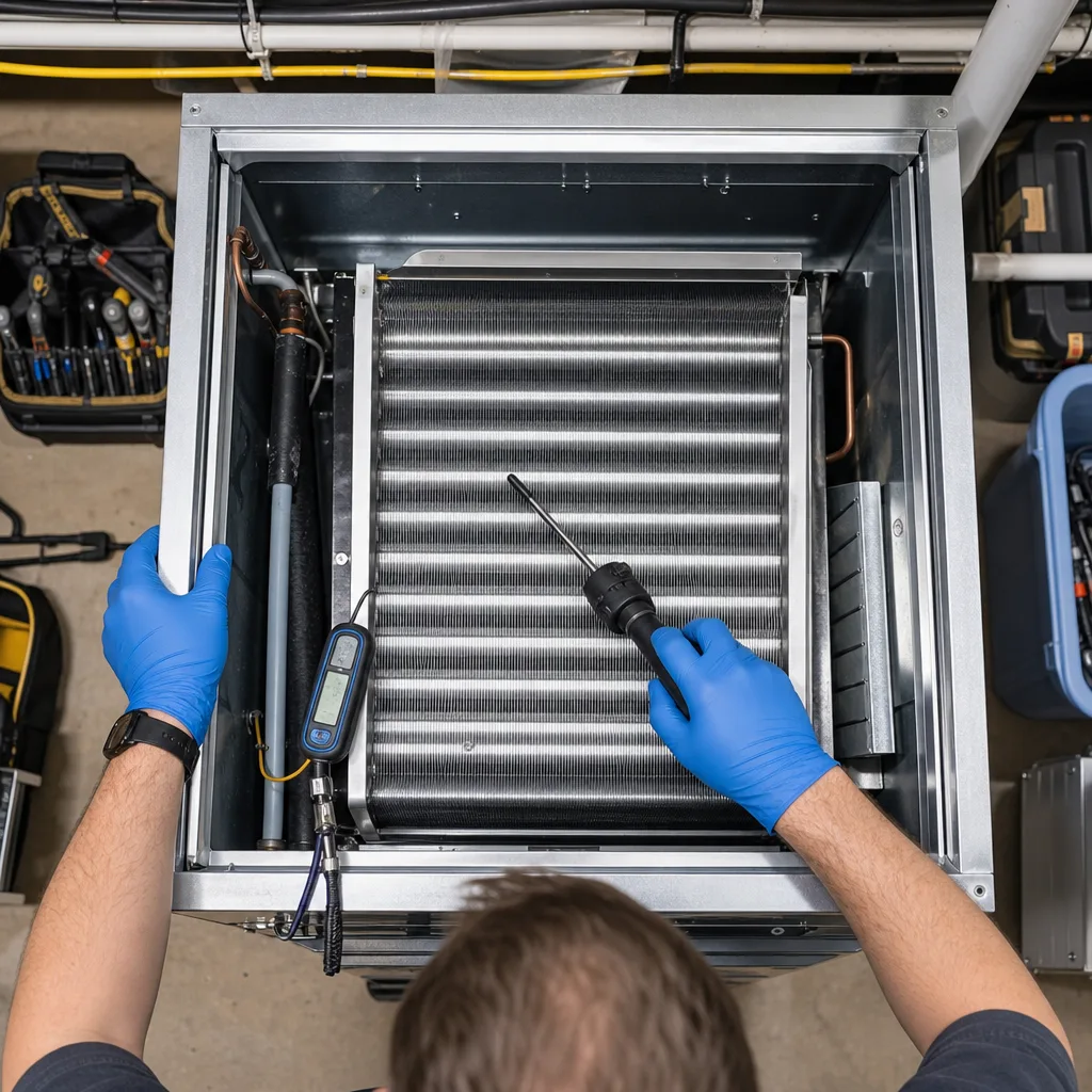 Illustration for air duct cleaning in Reston