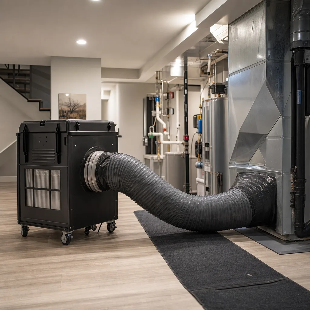 Illustration for air duct cleaning in Oakton