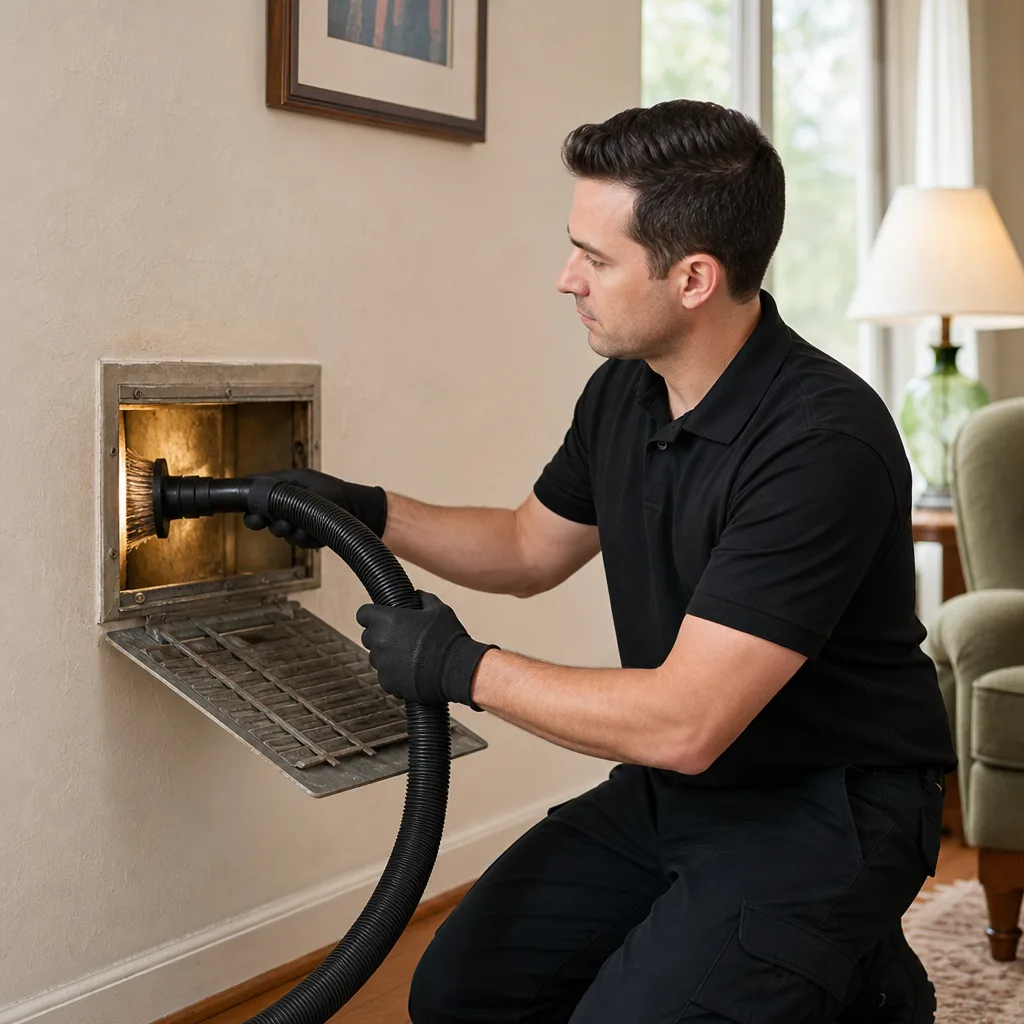 Illustration for air duct cleaning in Aspen Hill